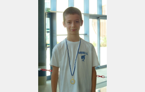 Maxime médaille (50m dos)